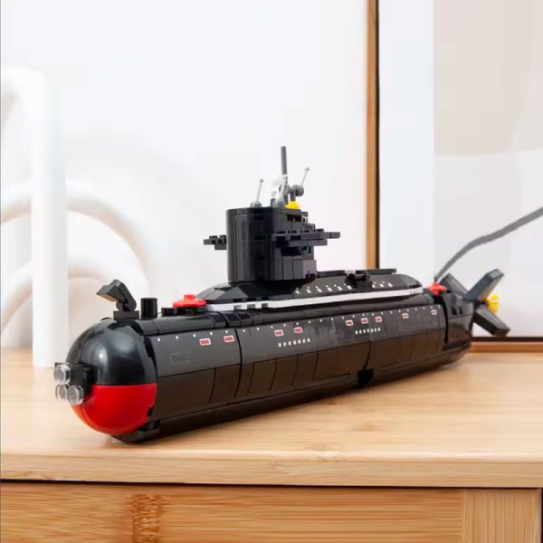Dive into naval warfare strategy with the Military 094 Nuclear Submarine building block set! Designed for military enthusiasts and builders alike, this highly detailed model replicates the power and stealth of a real-life strategic warship.